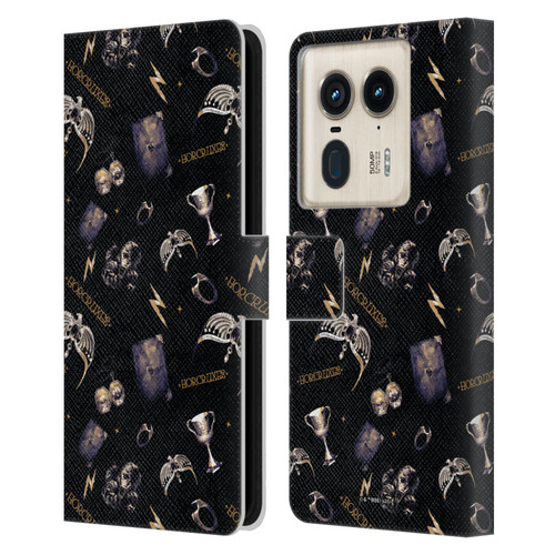 Harry Potter Dementors Kiss Horcruxes Pattern Leather Book Wallet Case Cover For Motorola Edge 50 Ultra/X50 Ultra