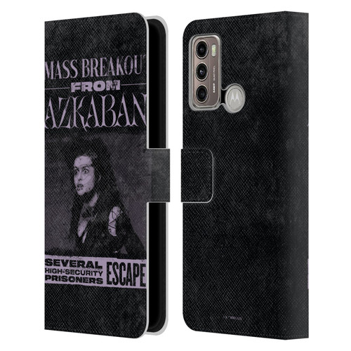 Harry Potter Dementors Kiss Breakout From Azkaban Leather Book Wallet Case Cover For Motorola Moto G60 / Moto G40 Fusion