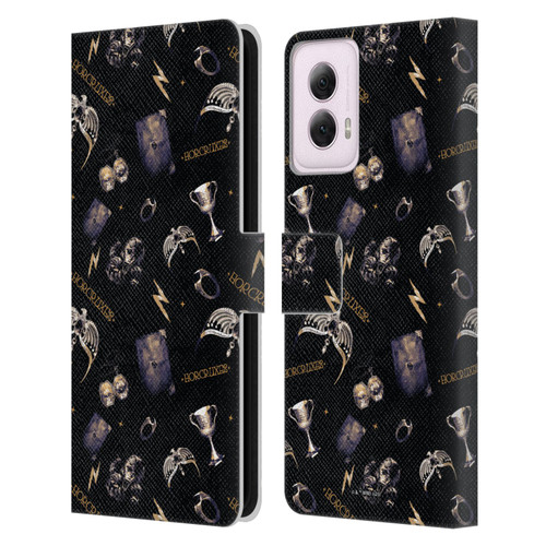 Harry Potter Dementors Kiss Horcruxes Pattern Leather Book Wallet Case Cover For Motorola Moto G Power (2024)