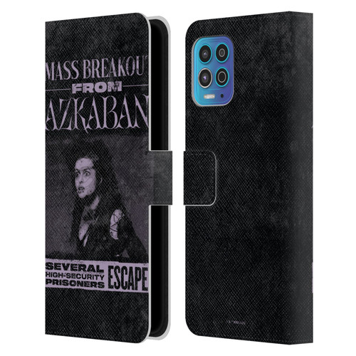 Harry Potter Dementors Kiss Breakout From Azkaban Leather Book Wallet Case Cover For Motorola Moto G100