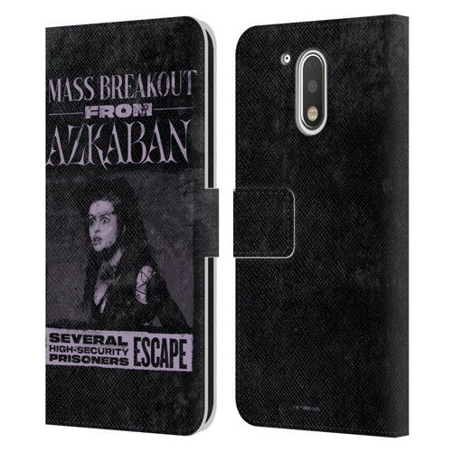 Harry Potter Dementors Kiss Breakout From Azkaban Leather Book Wallet Case Cover For Motorola Moto G41