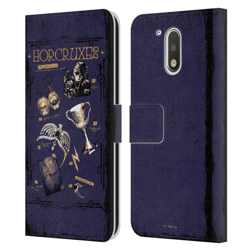 Harry Potter Dementors Kiss Horcruxes Leather Book Wallet Case Cover For Motorola Moto G41