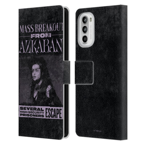 Harry Potter Dementors Kiss Breakout From Azkaban Leather Book Wallet Case Cover For Motorola Moto G52