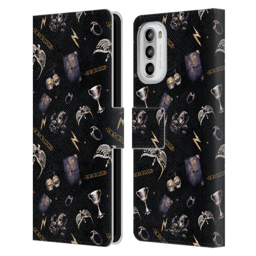 Harry Potter Dementors Kiss Horcruxes Pattern Leather Book Wallet Case Cover For Motorola Moto G52