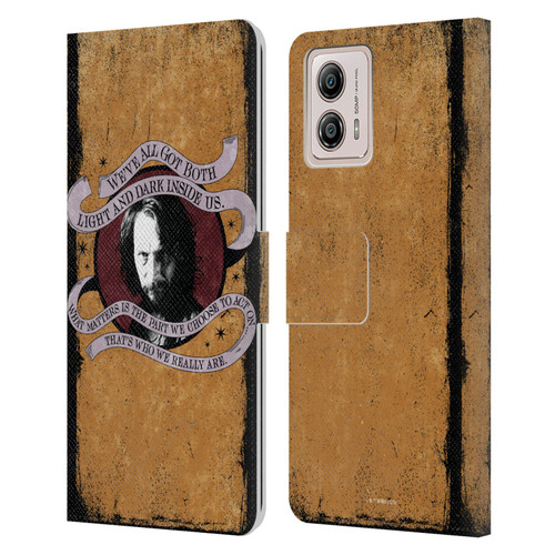 Harry Potter Dementors Kiss Sirius Black Leather Book Wallet Case Cover For Motorola Moto G53 5G