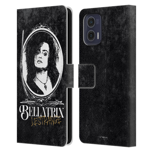 Harry Potter Dementors Kiss Bellatrix Lestrange Leather Book Wallet Case Cover For Motorola Moto G73 5G