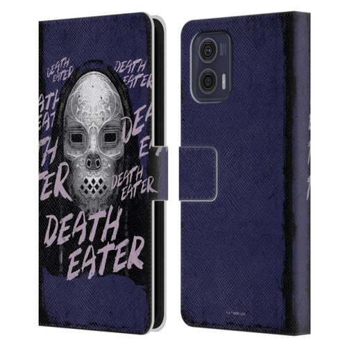 Harry Potter Dementors Kiss Death Eater Leather Book Wallet Case Cover For Motorola Moto G73 5G