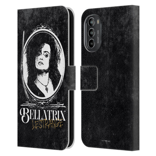Harry Potter Dementors Kiss Bellatrix Lestrange Leather Book Wallet Case Cover For Motorola Moto G82 5G