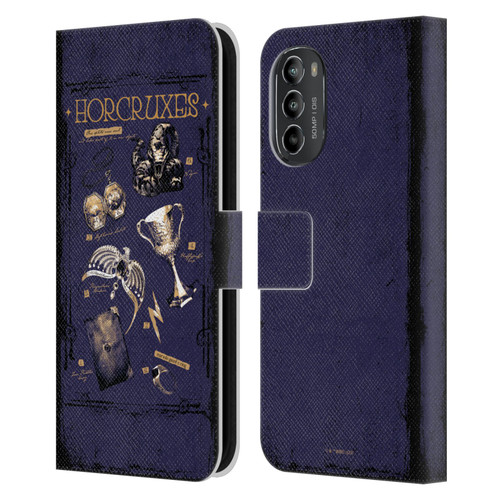 Harry Potter Dementors Kiss Horcruxes Leather Book Wallet Case Cover For Motorola Moto G82 5G