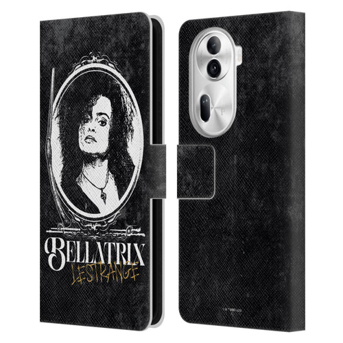 Harry Potter Dementors Kiss Bellatrix Lestrange Leather Book Wallet Case Cover For OPPO Reno11