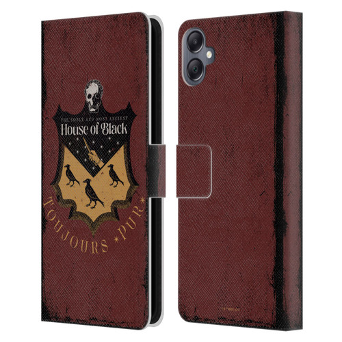 Harry Potter Dementors Kiss House Of Black Leather Book Wallet Case Cover For Samsung Galaxy A05