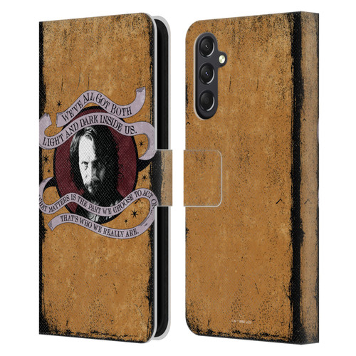 Harry Potter Dementors Kiss Sirius Black Leather Book Wallet Case Cover For Samsung Galaxy A24 4G / M34 5G