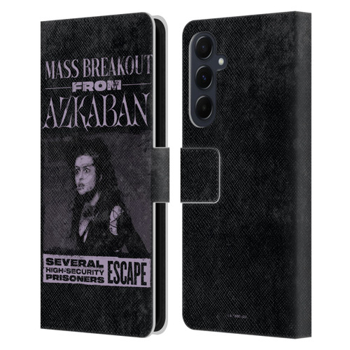 Harry Potter Dementors Kiss Breakout From Azkaban Leather Book Wallet Case Cover For Samsung Galaxy A55 5G