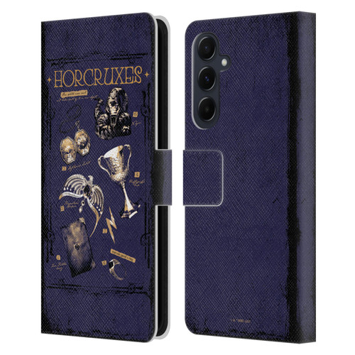 Harry Potter Dementors Kiss Horcruxes Leather Book Wallet Case Cover For Samsung Galaxy A55 5G