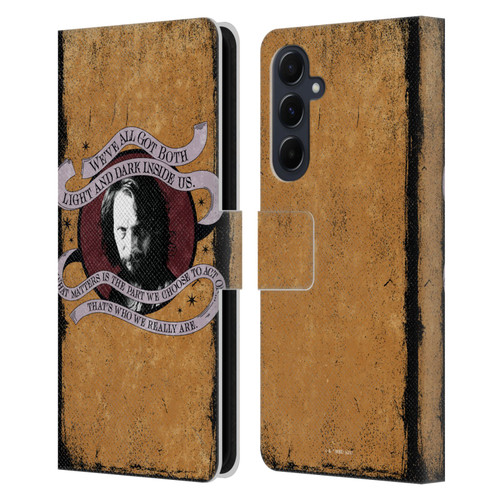 Harry Potter Dementors Kiss Sirius Black Leather Book Wallet Case Cover For Samsung Galaxy A55 5G