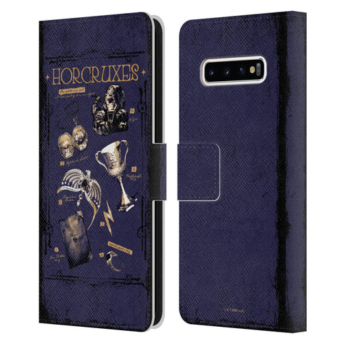 Harry Potter Dementors Kiss Horcruxes Leather Book Wallet Case Cover For Samsung Galaxy S10+ / S10 Plus