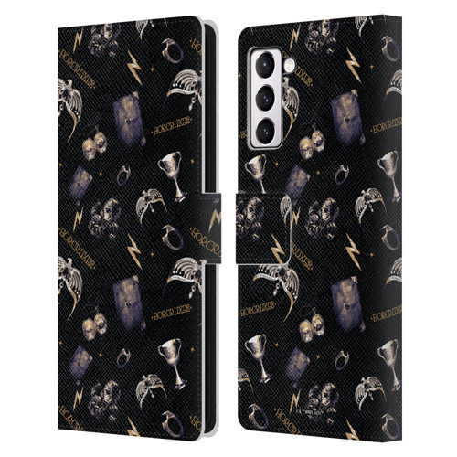 Harry Potter Dementors Kiss Horcruxes Pattern Leather Book Wallet Case Cover For Samsung Galaxy S21+ 5G