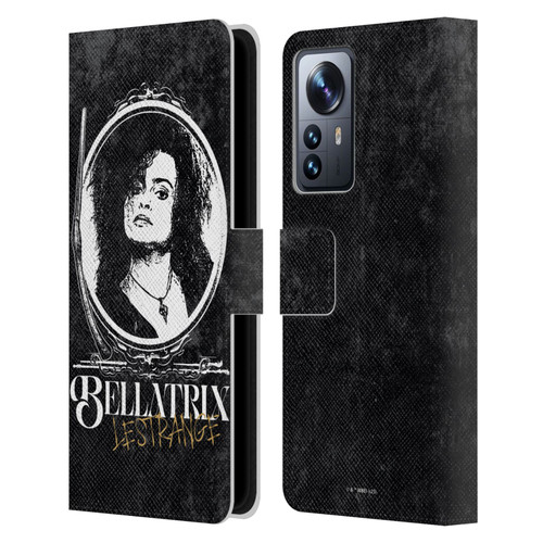 Harry Potter Dementors Kiss Bellatrix Lestrange Leather Book Wallet Case Cover For Xiaomi 12 Pro