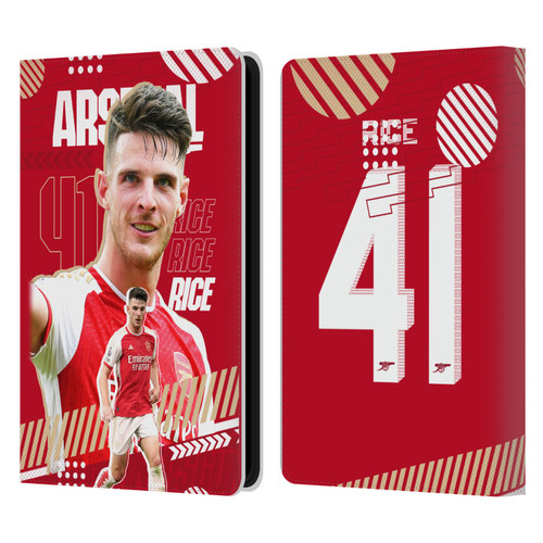 Arsenal FC 2023/24 First Team Declan Rice Leather Book Wallet Case Cover For Amazon Kindle Paperwhite 5 (2021)