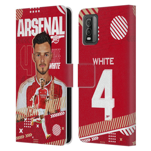 Arsenal FC 2023/24 First Team Ben White Leather Book Wallet Case Cover For Nokia C210 Arsenal FC 2023/24 First Team Ben White Leather Book Wallet Case Cover For Nokia C210