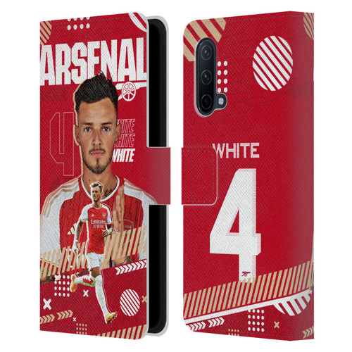 Arsenal FC 2023/24 First Team Ben White Leather Book Wallet Case Cover For OnePlus Nord CE 5G