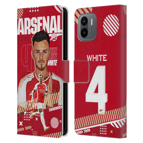 Arsenal FC 2023/24 First Team Ben White Leather Book Wallet Case Cover For Xiaomi Redmi A2