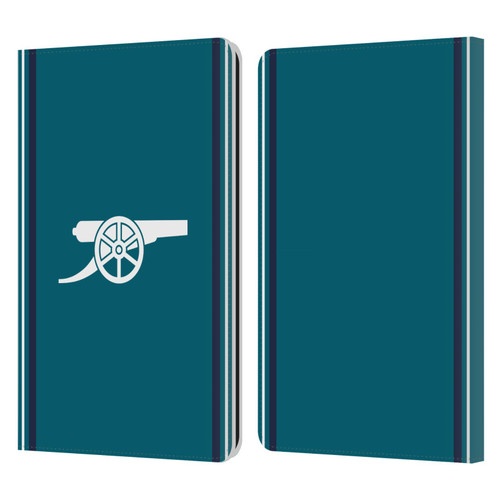 Arsenal FC 2023/24 Crest Kit Third Leather Book Wallet Case Cover For Amazon Kindle Paperwhite 1 / 2 / 3