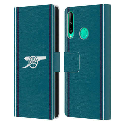 Arsenal FC 2023/24 Crest Kit Third Leather Book Wallet Case Cover For Huawei P40 lite E