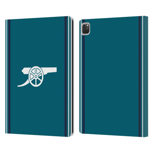Arsenal FC 2023/24 Crest Kit Third Leather Book Wallet Case Cover For Apple iPad Pro 12.9 2020/2021/2022