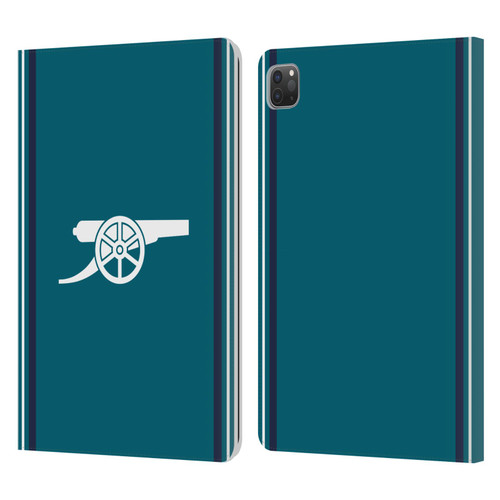 Arsenal FC 2023/24 Crest Kit Third Leather Book Wallet Case Cover For Apple iPad Pro 11 2020 / 2021 / 2022