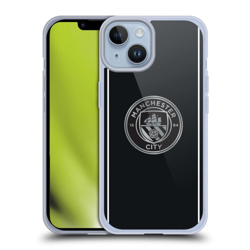 Manchester City Man City FC 2025/26 Badge Kit Away Soft Gel Case for Apple iPhone 14