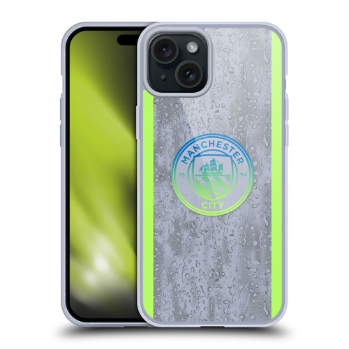 Manchester City Man City FC 2025/26 Badge Kit Third Soft Gel Case for Apple iPhone 15 Plus