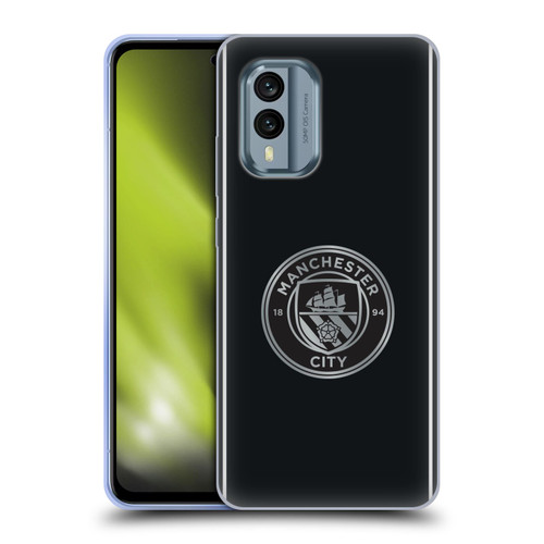 Manchester City Man City FC 2025/26 Badge Kit Away Soft Gel Case for Nokia X30