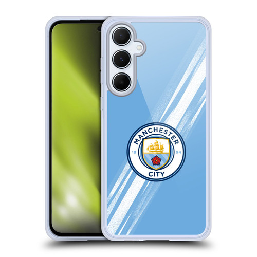 Manchester City Man City FC 2025/26 Badge Kit Home Soft Gel Case for Samsung Galaxy A55 5G