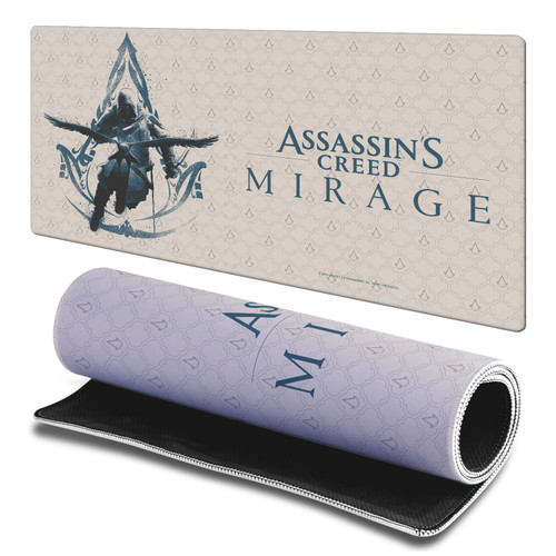 Assassin's Creed Mirage Graphics Basim Crest Gaming Office Desk PC Keyboard Mouse Mat Pad - L