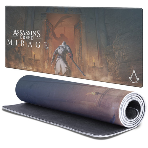 Assassin's Creed Mirage Graphics Forty Thieves Quest Gaming Office Desk PC Keyboard Mouse Mat Pad - XL