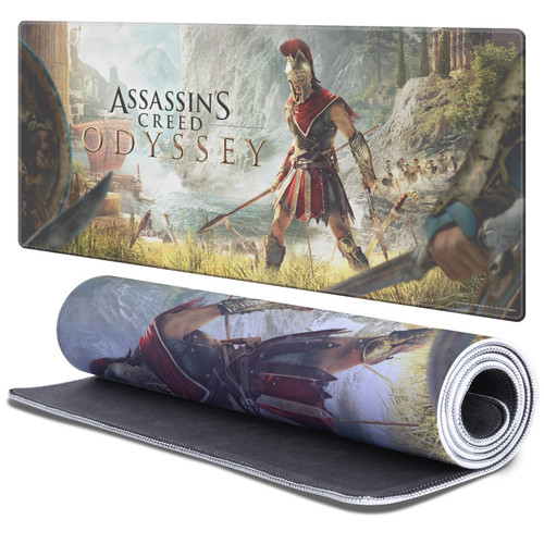 Assassin's Creed Odyssey Key Art Alexios Final Shot Gaming Office Desk PC Keyboard Mouse Mat Pad - XL