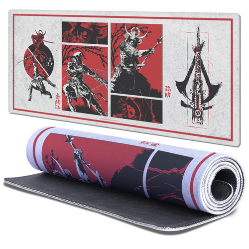 Assassin's Creed Shadows Graphics Character Art Gaming Office Desk PC Keyboard Mouse Mat Pad - XL