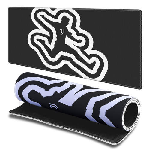 Juventus Football Club Crest Logo Graphics Gaming Office Desk PC Keyboard Mouse Mat Pad - L