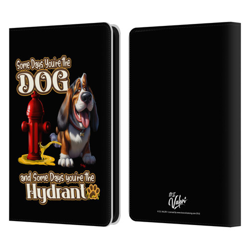D.S. Valori Kitty And Puppy Some Days You're The Dog Leather Book Wallet Case Cover For Amazon Kindle 11th Gen 6in 2022