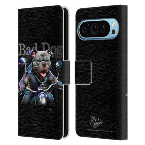 D.S. Valori Kitty And Puppy Bad Dog Leather Book Wallet Case Cover For Google Pixel 9 / Pixel 9 Pro