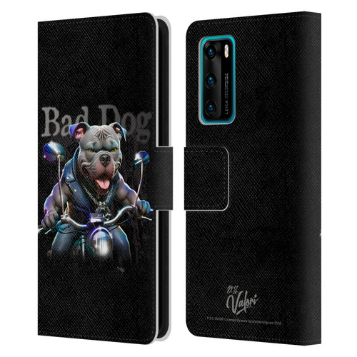 D.S. Valori Kitty And Puppy Bad Dog Leather Book Wallet Case Cover For Huawei P40 5G
