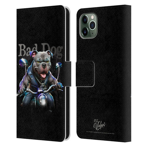 D.S. Valori Kitty And Puppy Bad Dog Leather Book Wallet Case Cover For Apple iPhone 11 Pro Max