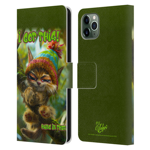 D.S. Valori Kitty And Puppy I Got This Leather Book Wallet Case Cover For Apple iPhone 11 Pro Max