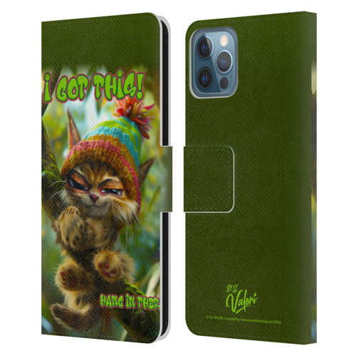 D.S. Valori Kitty And Puppy I Got This Leather Book Wallet Case Cover For Apple iPhone 12 / iPhone 12 Pro