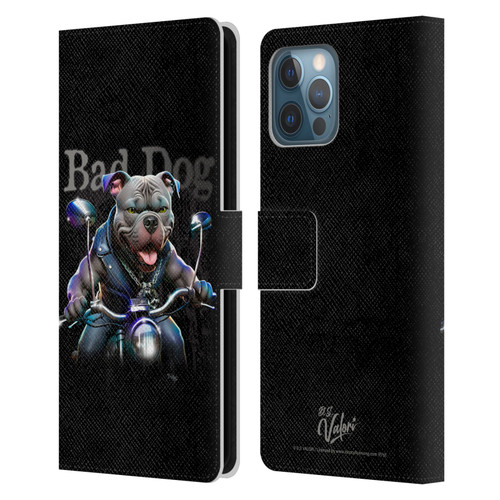 D.S. Valori Kitty And Puppy Bad Dog Leather Book Wallet Case Cover For Apple iPhone 12 Pro Max