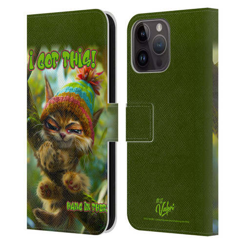 D.S. Valori Kitty And Puppy I Got This Leather Book Wallet Case Cover For Apple iPhone 15 Pro Max