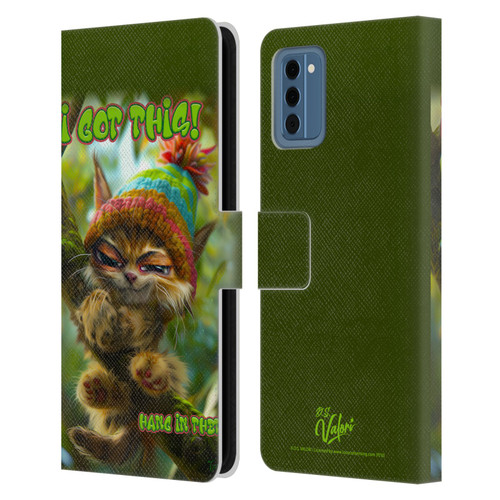 D.S. Valori Kitty And Puppy I Got This Leather Book Wallet Case Cover For Nokia NC300
