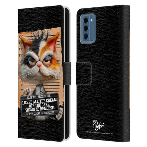 D.S. Valori Kitty And Puppy Kitty Licked The Cream Leather Book Wallet Case Cover For Nokia NC300