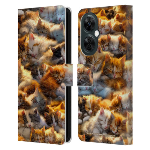 D.S. Valori Kitty And Puppy Kitty Dreams Leather Book Wallet Case Cover For OnePlus Nord N30 D.S. Valori Kitty And Puppy Kitty Dreams Leather Book Wallet Case Cover For OnePlus Nord N30
